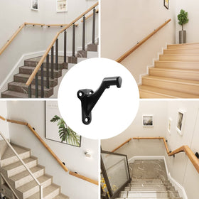 HOME MASTER HARDWARE six-pack brackets in oil rubbed bronze for complete stair reinforcement.