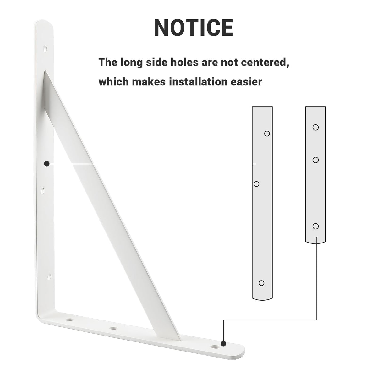HOME MASTER HARDWARE includes mounting screws for fast DIY installation.