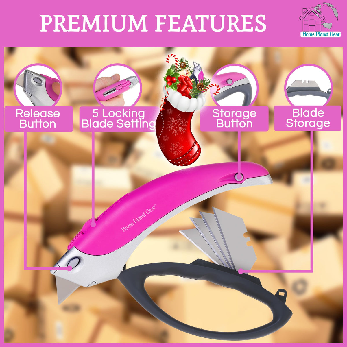 Home Planet Gear pocket-friendly pink cutter fits in your pocket.