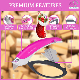 Home Planet Gear pocket-friendly pink cutter fits in your pocket.
