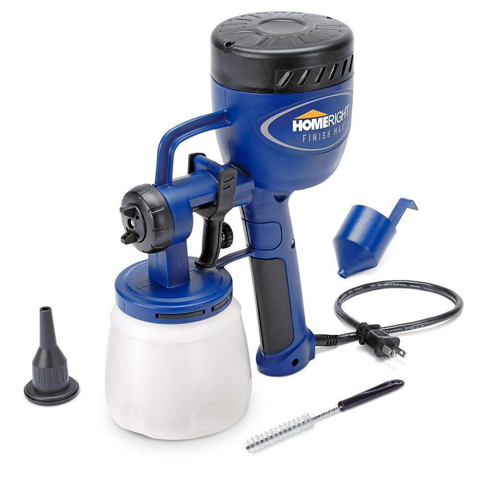 HomeRight Finish Max sprayer assembly enabling smooth, even finishes.
