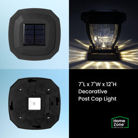 Home Zone Security 2-pack provides dual-post lighting for drive, deck, or porch.