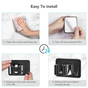Homeasy kitchen closet clip organizes cleaning tools with easy access and space-saving design.