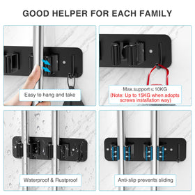 Homeasy no-drill installation for quick mounting without wall damage