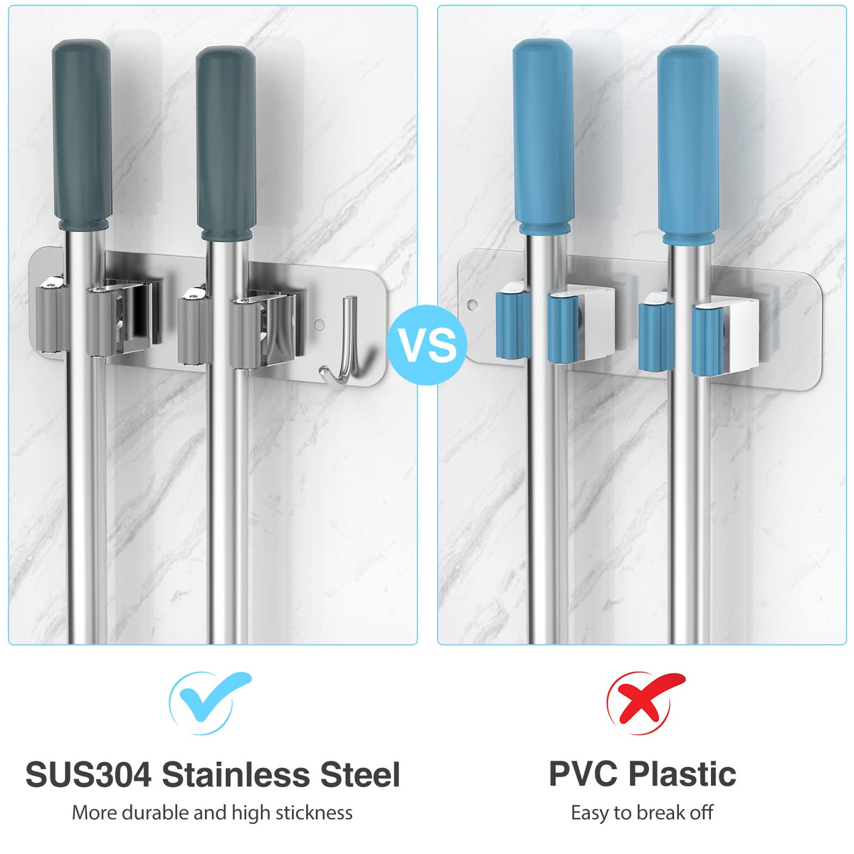 homeasy no-drill and screw installation option saves time and avoids wall damage