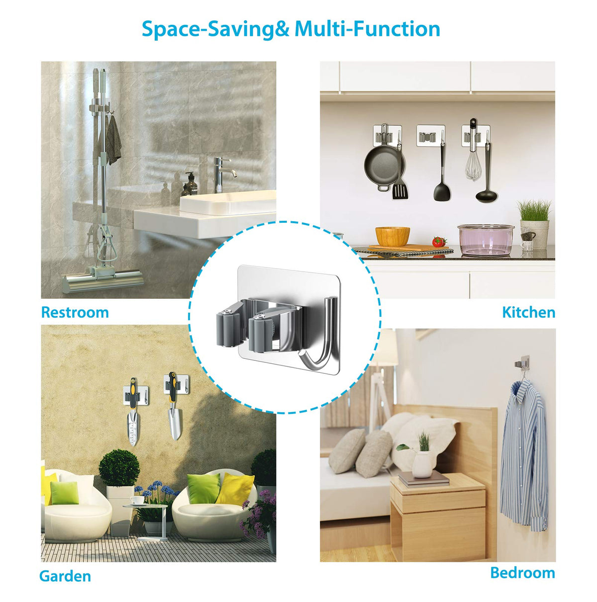 homeasy stainless steel finish complements kitchen and bathroom decor