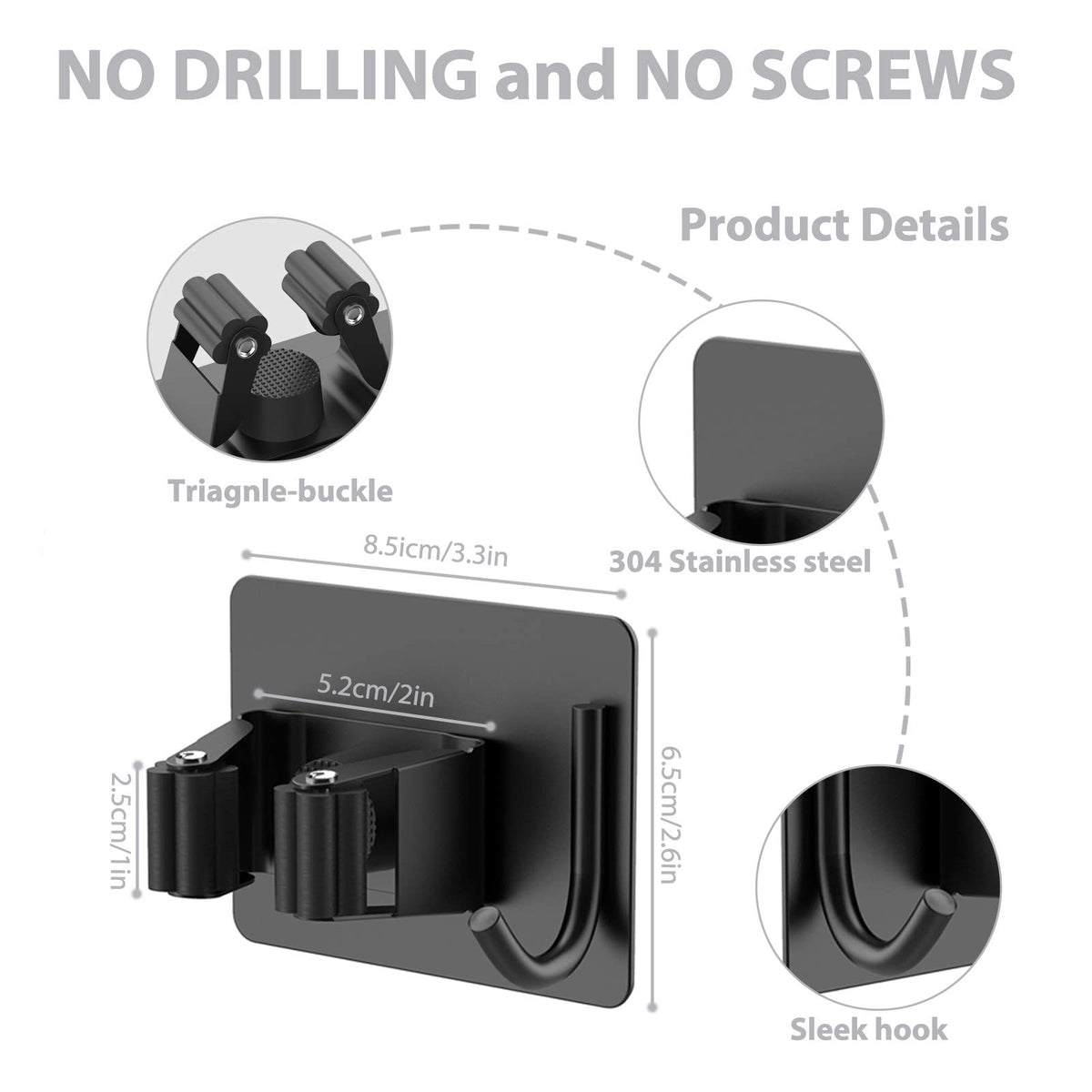 Homeasy wall-mounted organizer keeps kitchen and bath tools tidy and within reach.