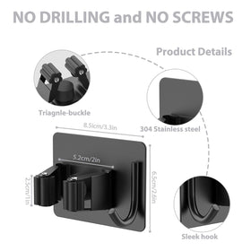 Homeasy wall-mounted organizer keeps kitchen and bath tools tidy and within reach.