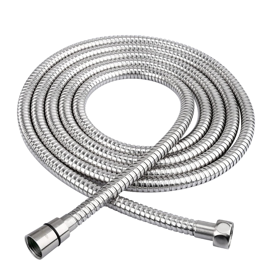 HOMEIDEAS shower hose exterior stainless steel for durable daily use.