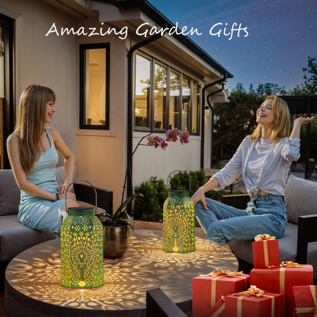 HOMEIMPRO 800mAh lantern delivers long runtime of warm light at night.