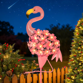Homeimpro Flamingo size 39x8x3 inches in garden setting