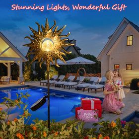 HOMEIMPRO Solar stake illumination creates dependable outdoor ambiance after dark.