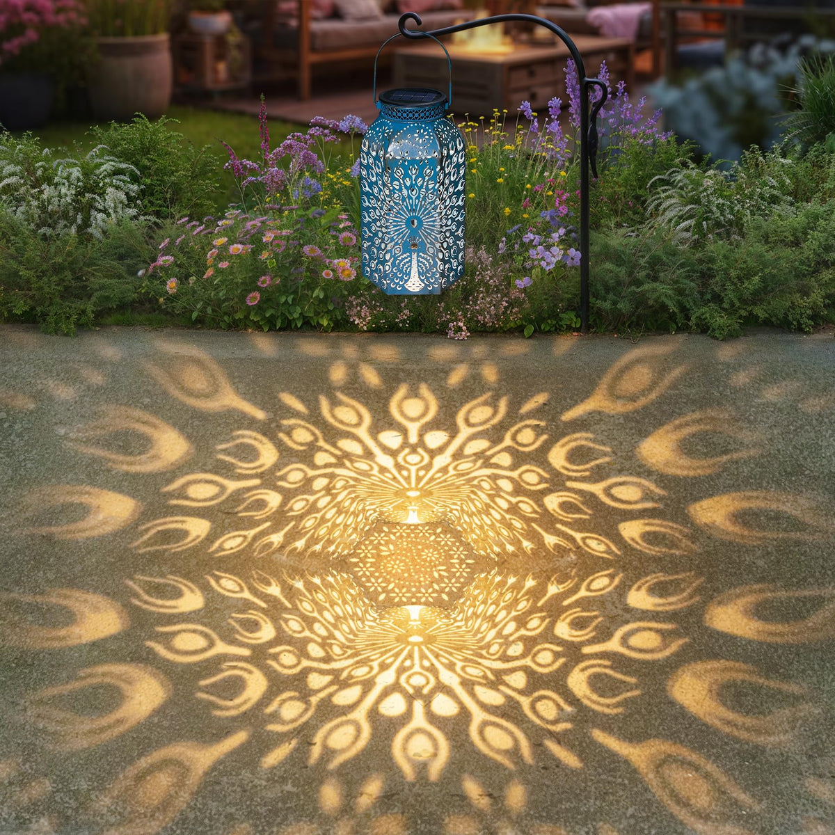 Solar charging during the day for nighttime glow