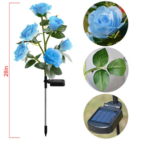 Homeleo energy-saving solar powered stake lights no wiring required