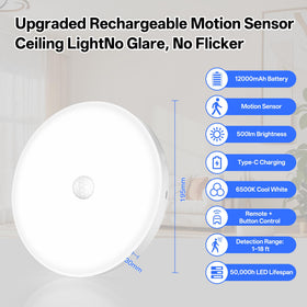 Homelist day-night sensor ceiling light enabling automatic lighting in dim entryways