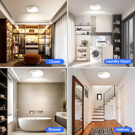 Homelist shower-ready ceiling light designed for damp patios and porches.