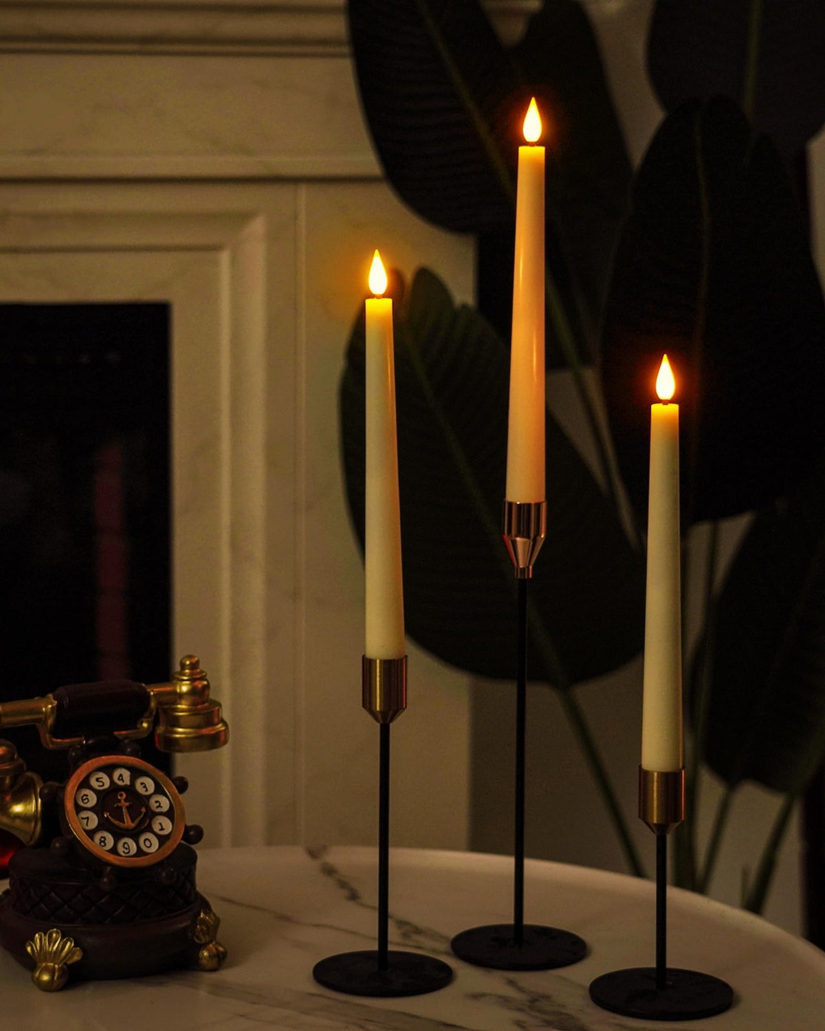 Homemory 3D flame bead closeup highlighting realistic glow without fire risk.