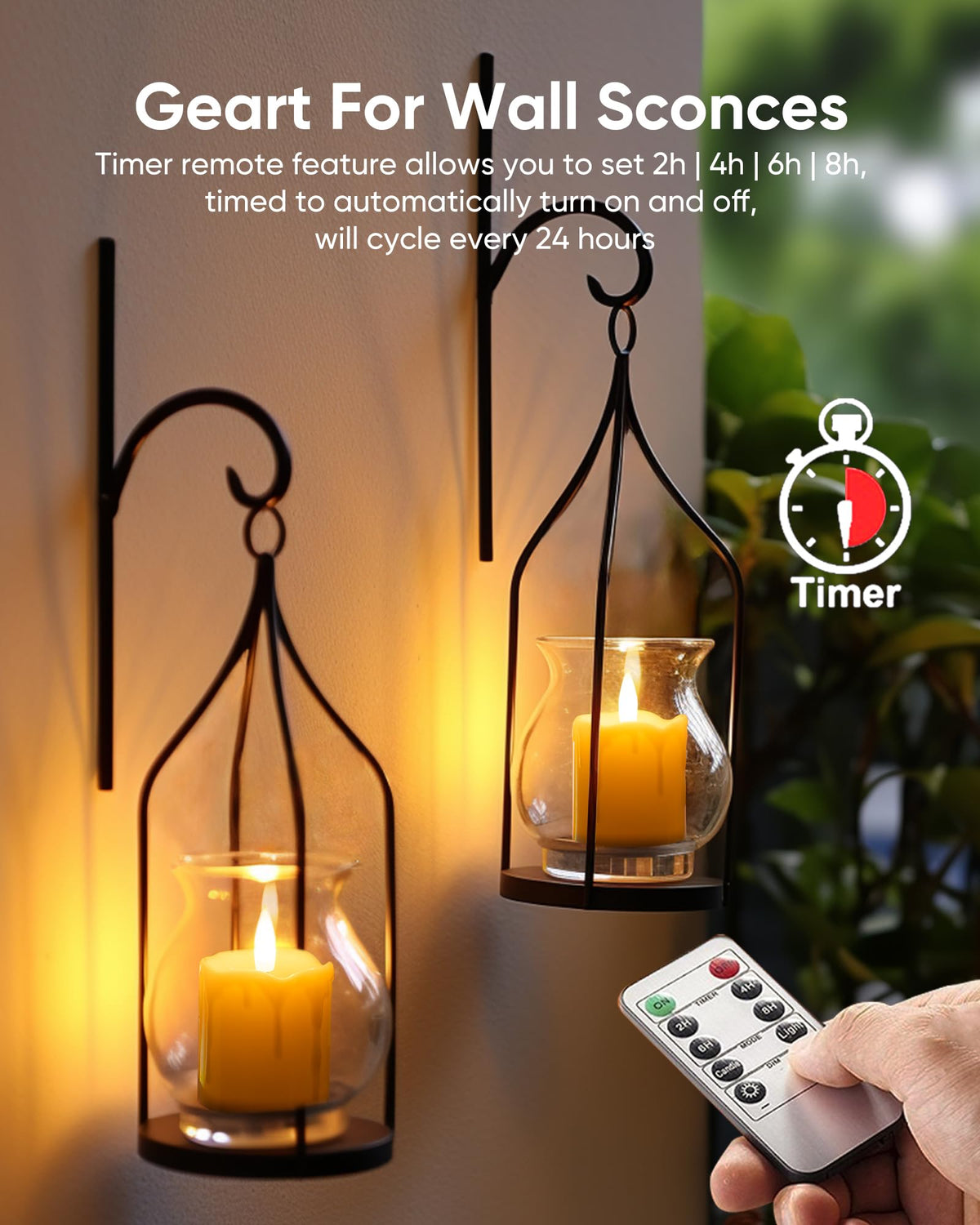 Homemory 3D-wick electric candles with realistic glow