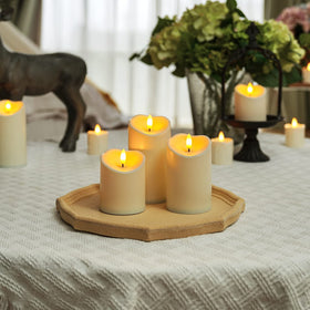 Close-up of Homemory 3D wick and realistic flicker effect
