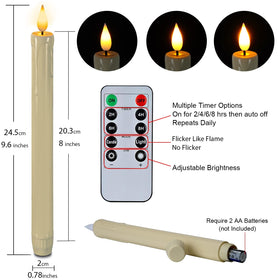 Homemory 6-pack candle set ready for festive decorating and gifting