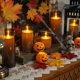 Each Homemory candle runs on two AA batteries for extended use.