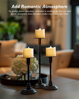 Homemory battery-operated votive candles with long-lasting power for events.