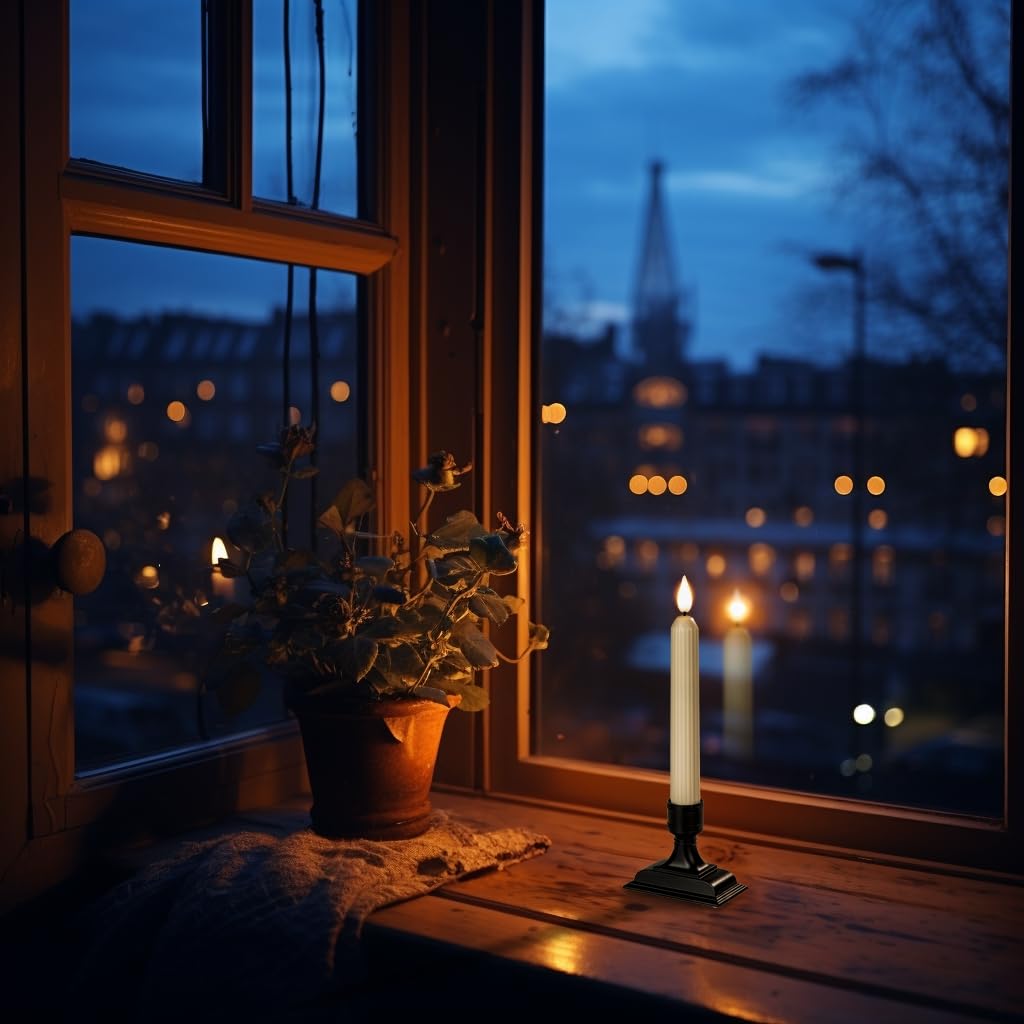 Battery-powered Homemory candles offer safe, long-lasting use