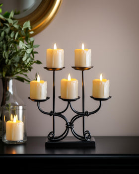 Homemory bottom battery access candle for quick replacement and maintenance.