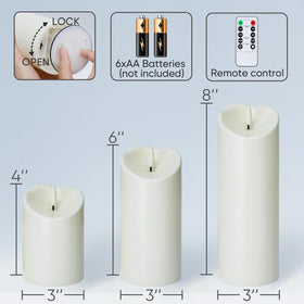 Homemory remote control candle with timer for everyday use.