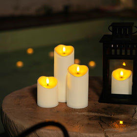Homemory flameless candle safe no wax or smoke for events.
