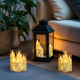 Homemory 2.2×5 inch flameless candle adds petite height to centerpieces
