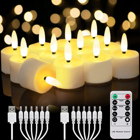 Homemory flameless tea light with remote control for effortless event lighting