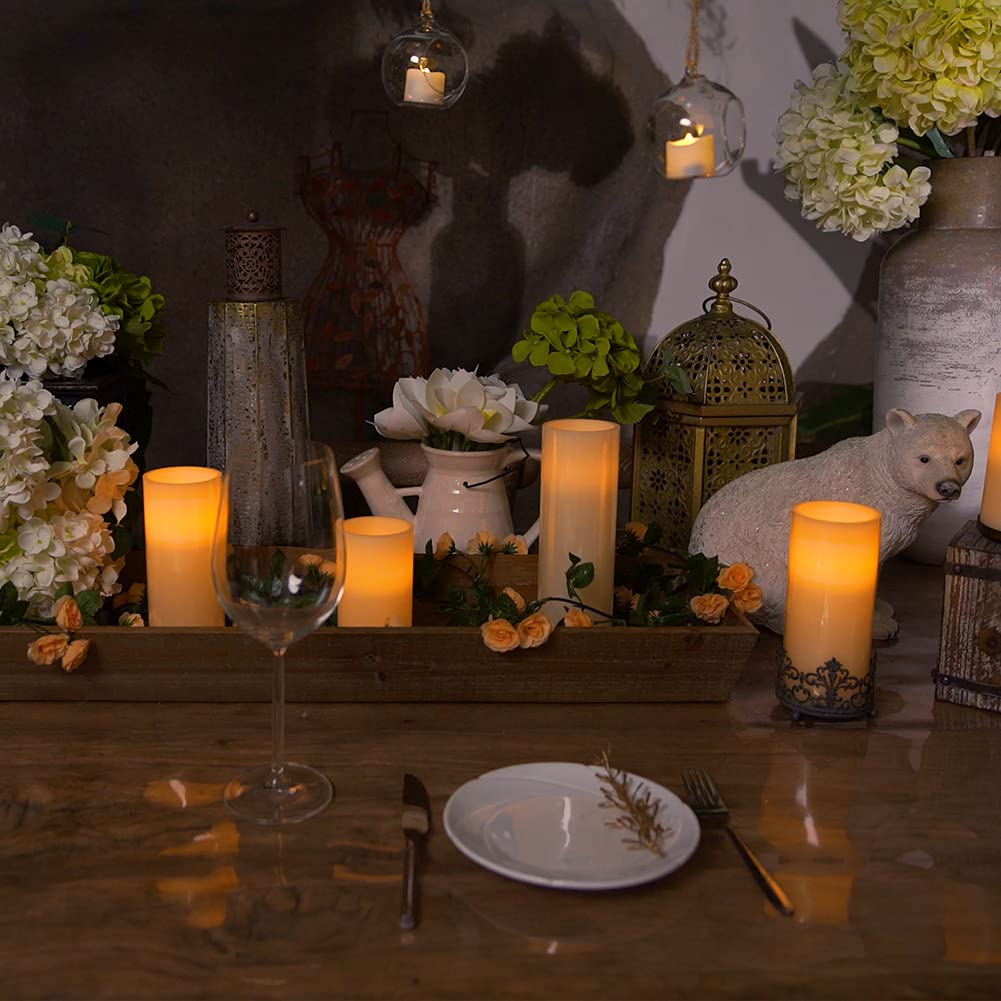 Homemory flat-top design fits mantels, centerpieces, and shelves with ease.