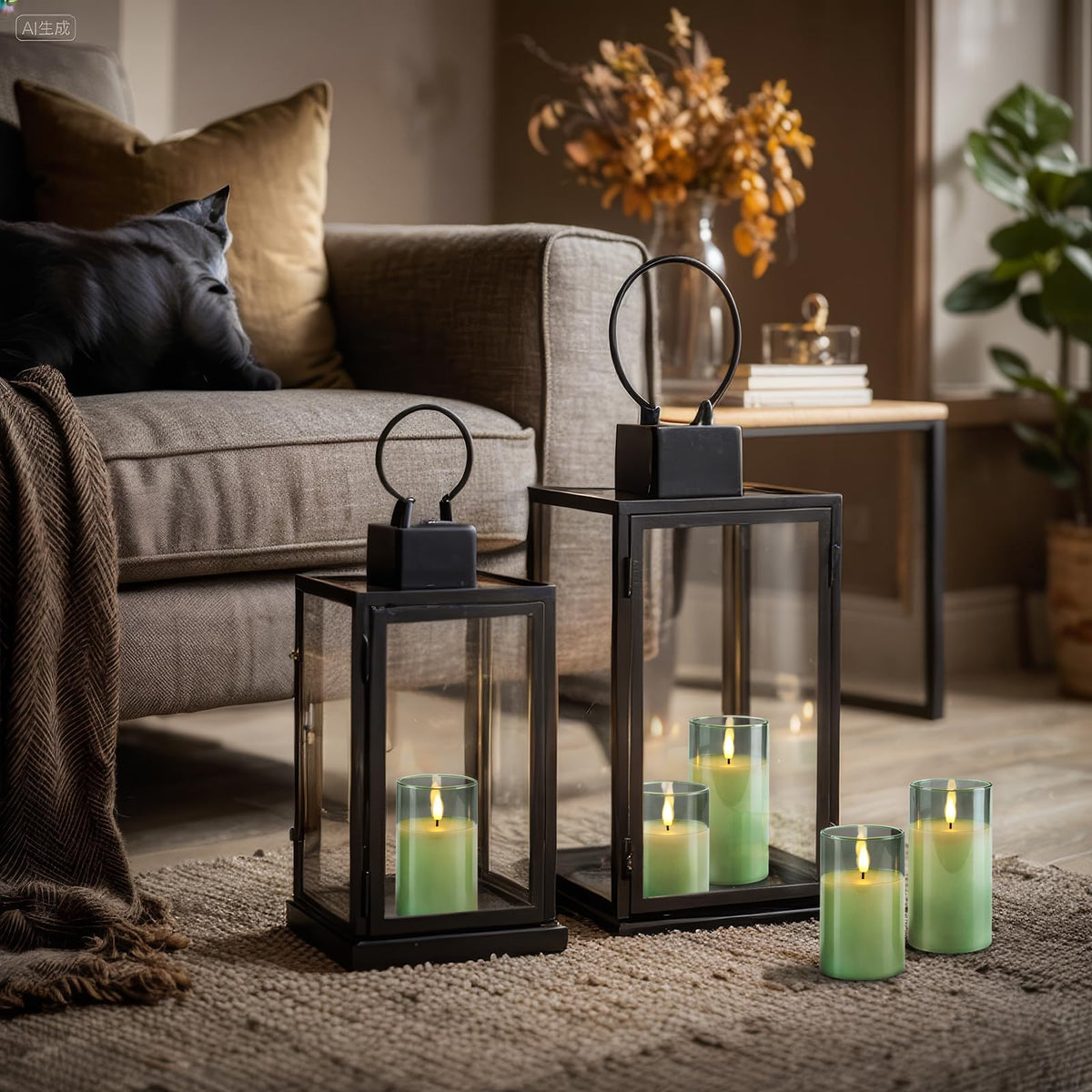 Homemory dining-table candles create warm mood without smoke.
