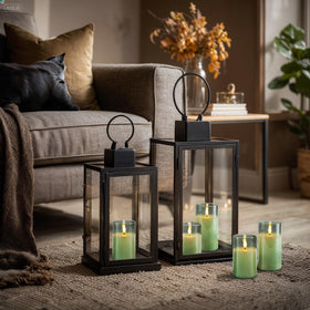 Homemory dining-table candles create warm mood without smoke.
