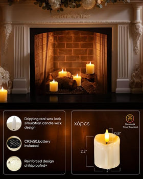 Homemory indoor outdoor flameless candles suitable for romantic lighting and home decor.