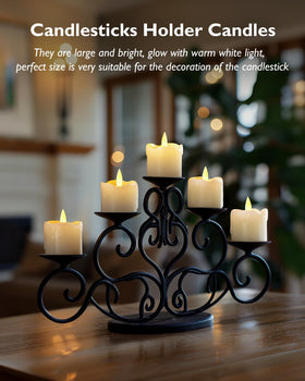 Homemory indoor-outdoor safe votive candles for versatile decorating.