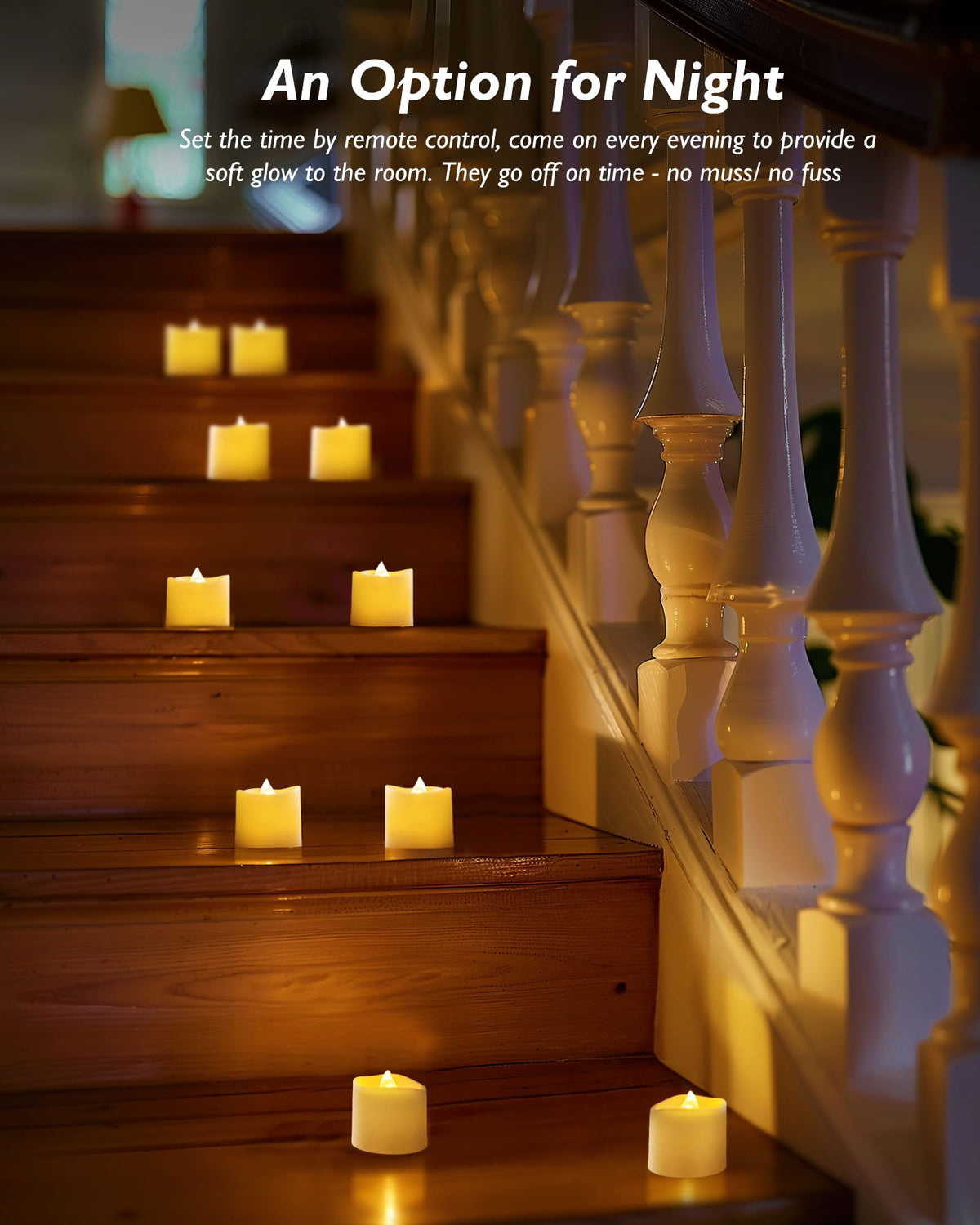 Homemory ivory base candle fits most votive holders for decor versatility