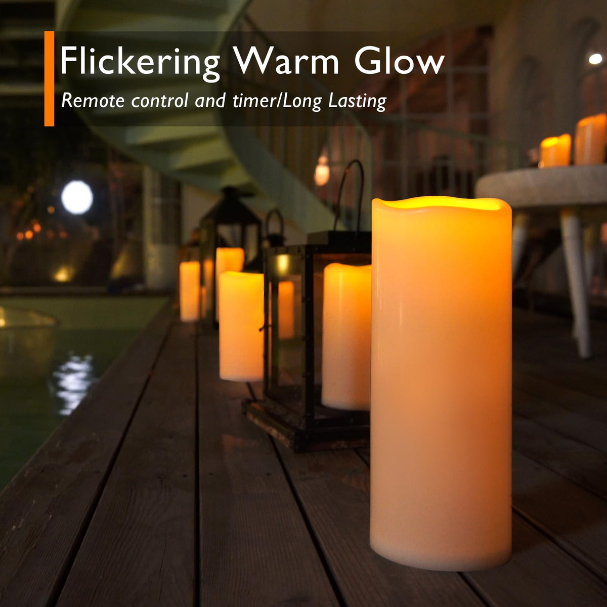 Homemory lantern compatible candles fit most lanterns easily.