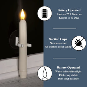 Homemory LED flame with 3D flicker resembles real candlelight