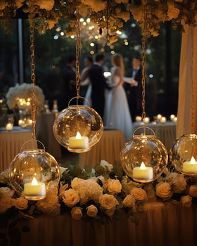Homemory LED tea light with long-lasting battery life for events.