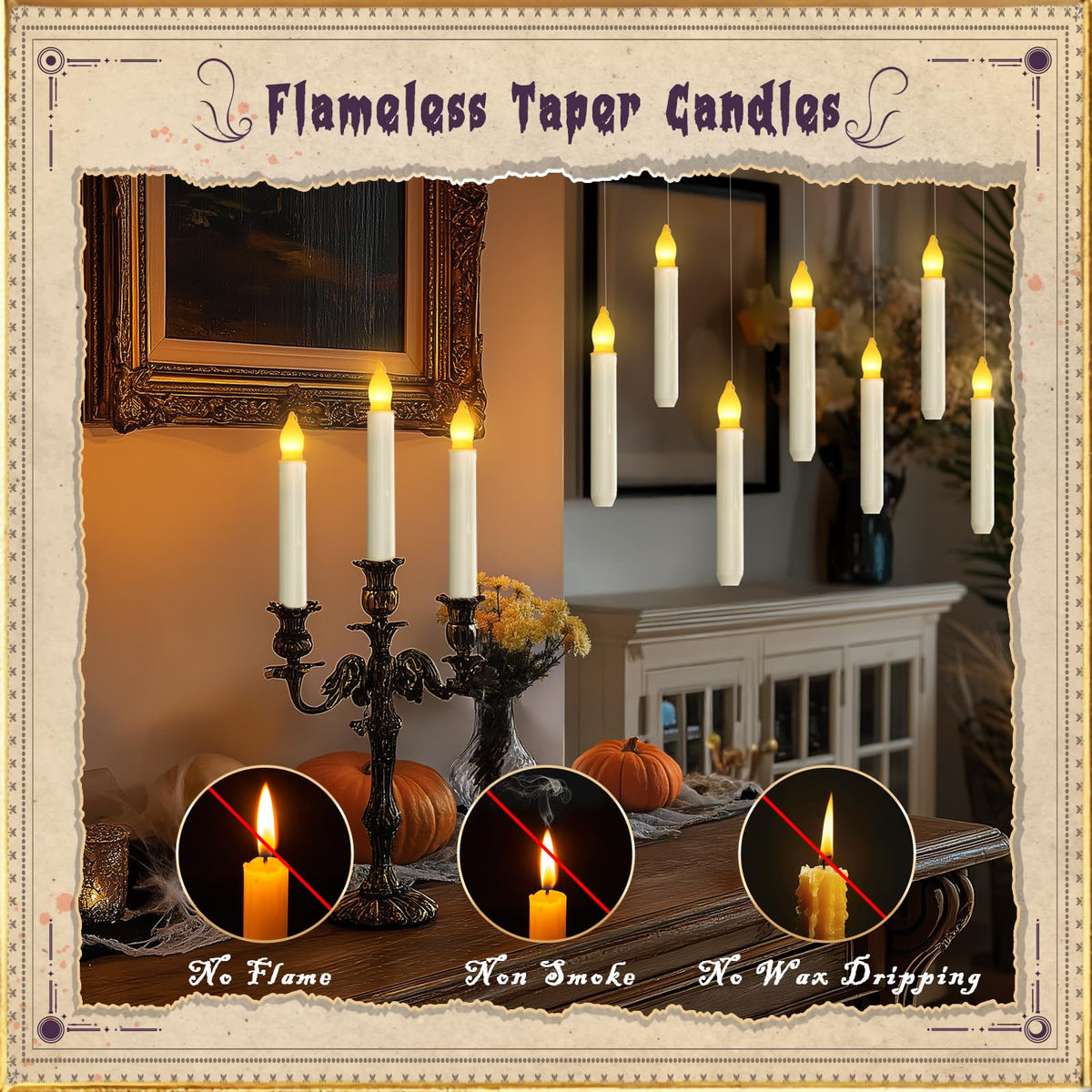 Homemory long-lasting battery candles run days between changes.