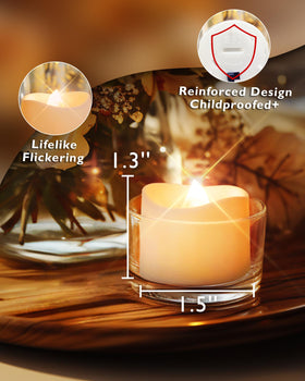 Homemory flameless tea light ready to use straight from the box
