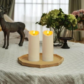 Homemory candle with remote for easy garden lighting setup