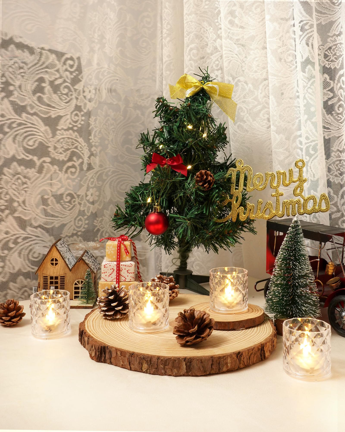 Homemory realistic flicker LED candle mimics real flame without wax mess.