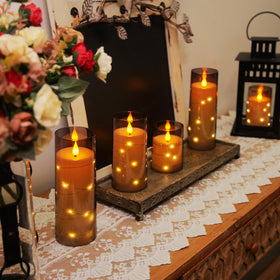 Homemory remote-controlled candle with included remote for easy lighting