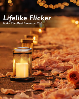 Homemory candles feature secure battery cover and safe polypropylene material.