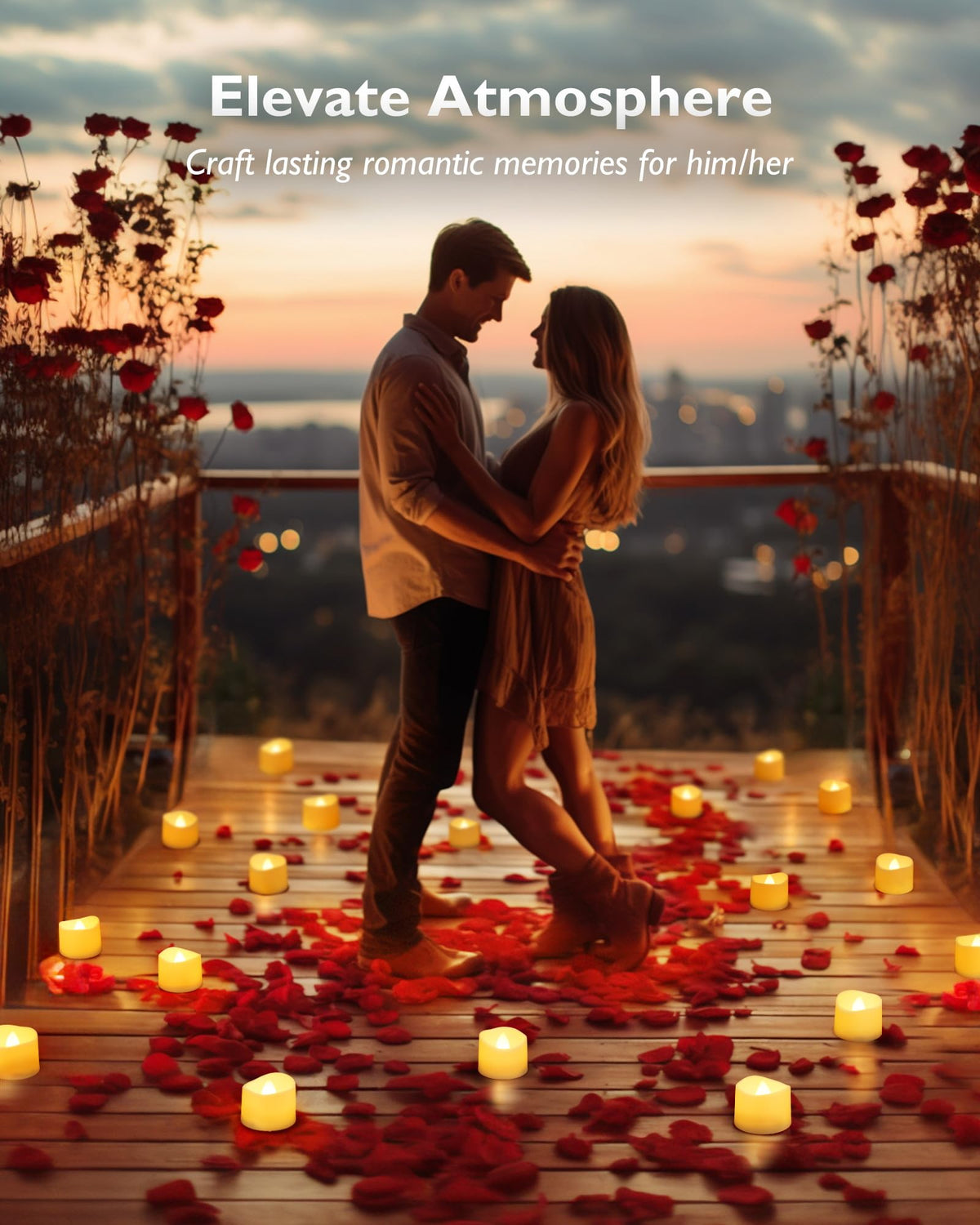 Homemory safe tea light for kids and pets provides worry-free lighting.