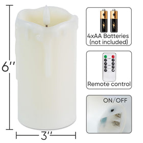 Homemory flameless candles safe for indoor use no flame