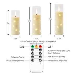 Homemory shatterproof acrylic candles are kid-friendly and easy to clean